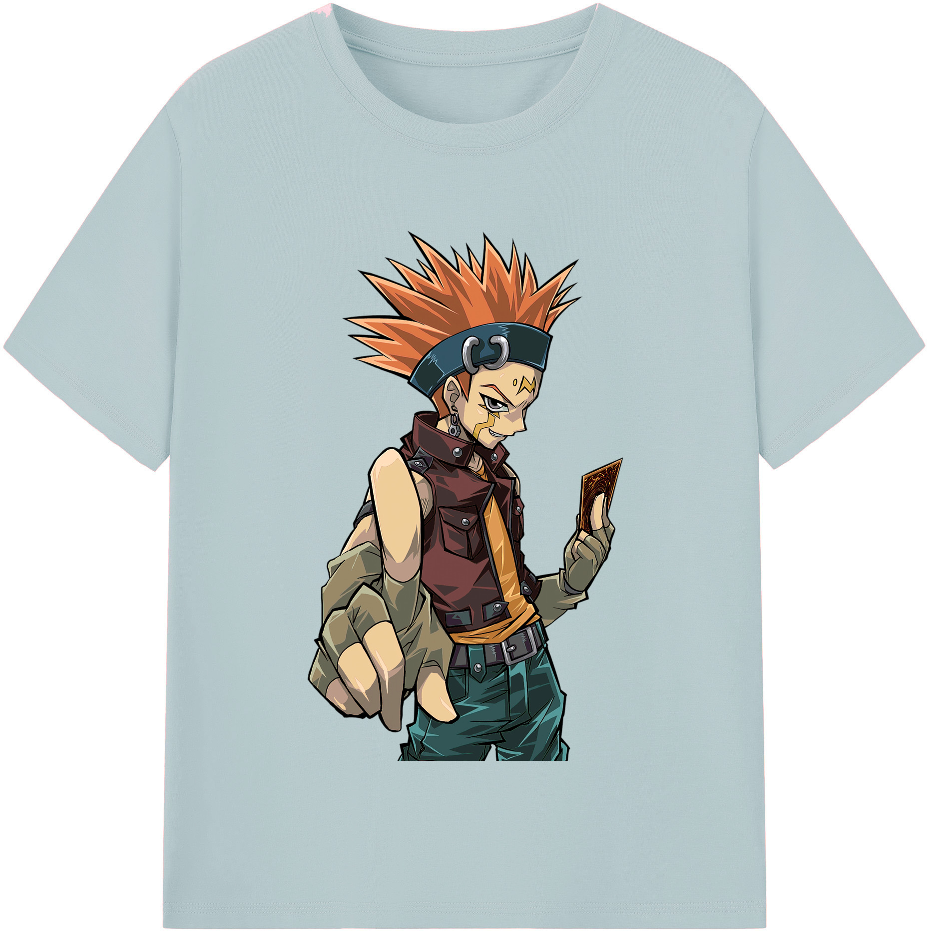 （画像用） 遊☆戯☆王 Yu-Gi-Oh! 綿100％半袖Tシャツ（フロントプリント）